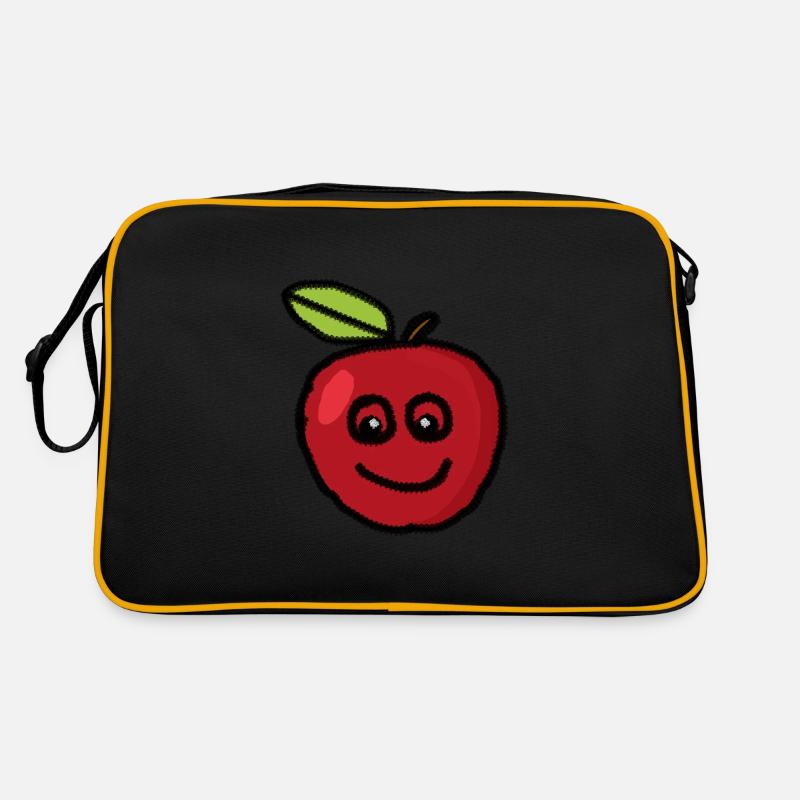 Apple, Fruit, Fruit, Mindfulness, Health, Vitamins Retro Bag