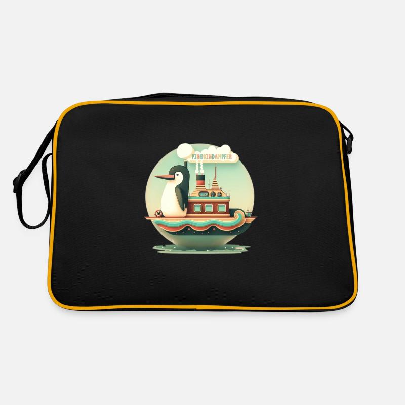 Pinguindampfer 2 Retro Tasche