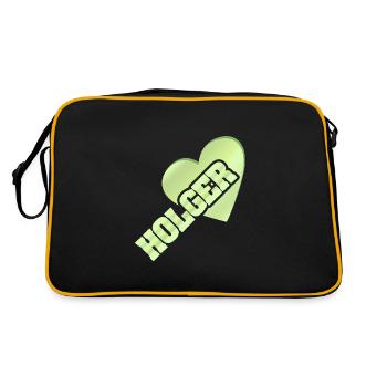 Holger d’or - Sac Retro - noir/or - Dos