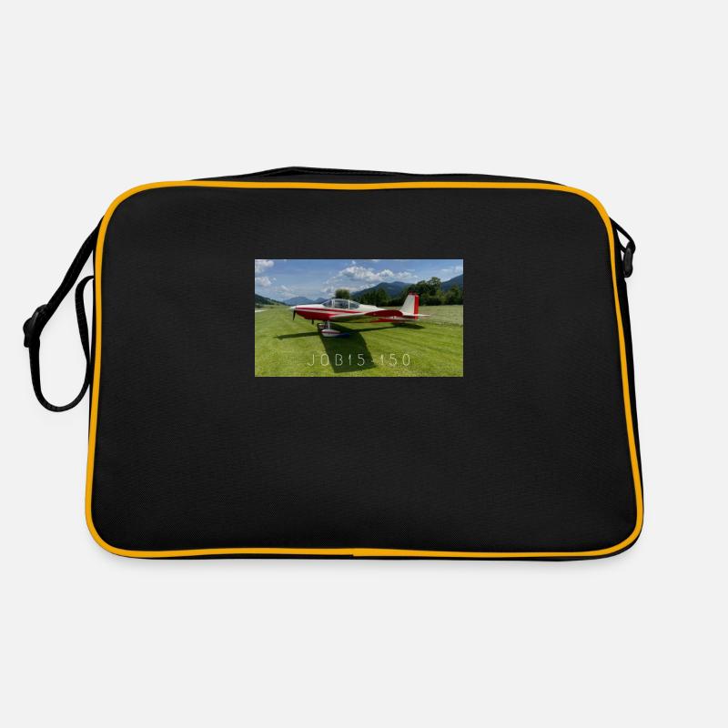 JOB15 - PARKING POSITION - Retro Tasche - Schwarz/Gold
