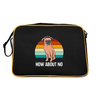 How about not having a funny sarcastic humo - Retro Bag - black/gold - Back