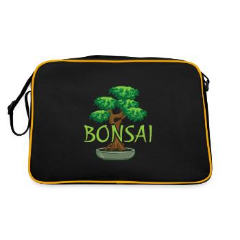 Des bonsaïs dans la marmite - Sac Retro - noir/or - Dos