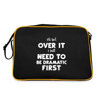I'll Get Over It I Just Need To... - Retro Bag - black/gold - Back