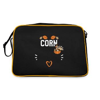 Corn - Thanksgiving - Retro Bag - black/gold - Back
