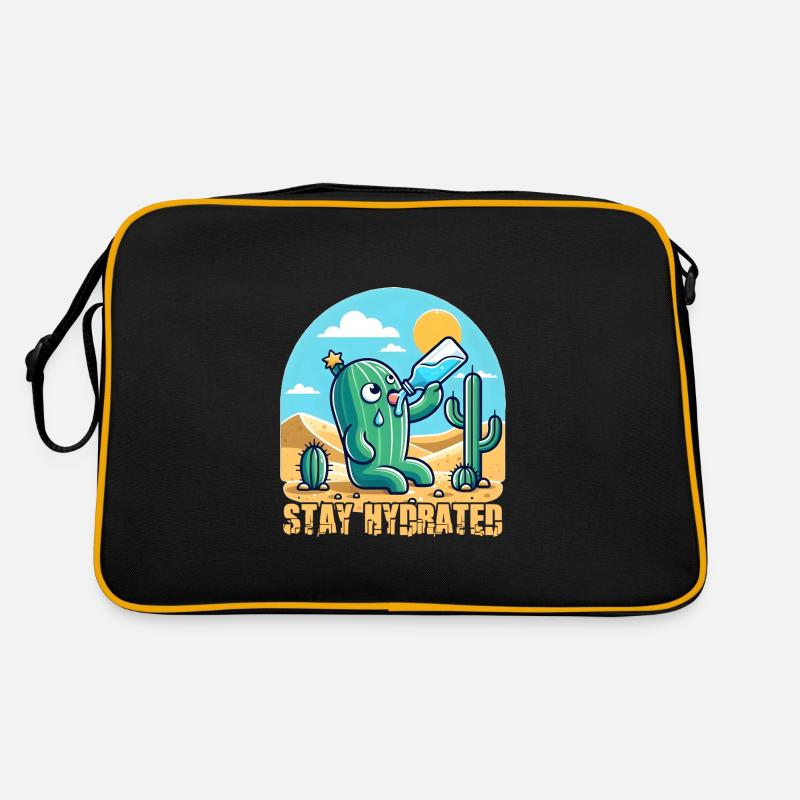 Cactus Restez hydraté Sac Retro