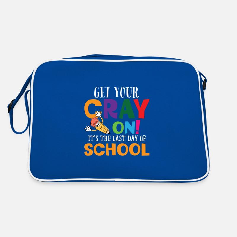 Obtenez votre cray on c’est le dernier jour d’école Sac Retro