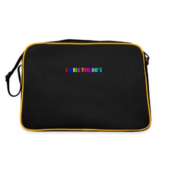 I miss the 80´s - Retro Bag - black/gold - Back