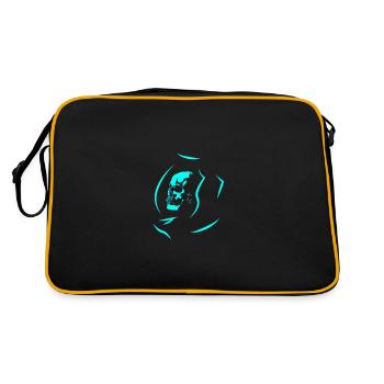Tête de mort - Sac Retro - noir/or - Dos