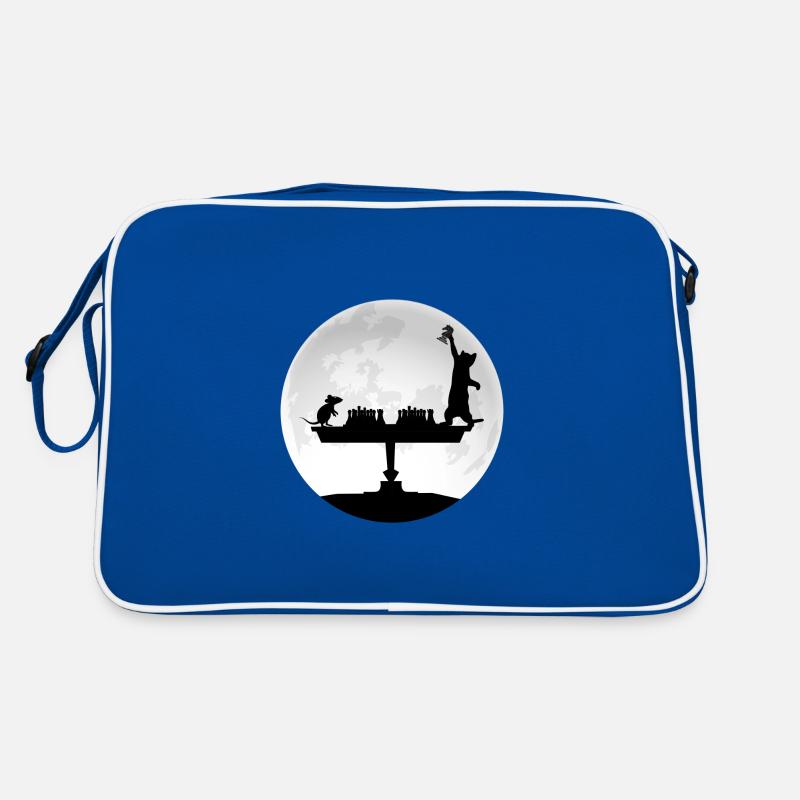 jeu d’échecs au clair de lune Sac Retro