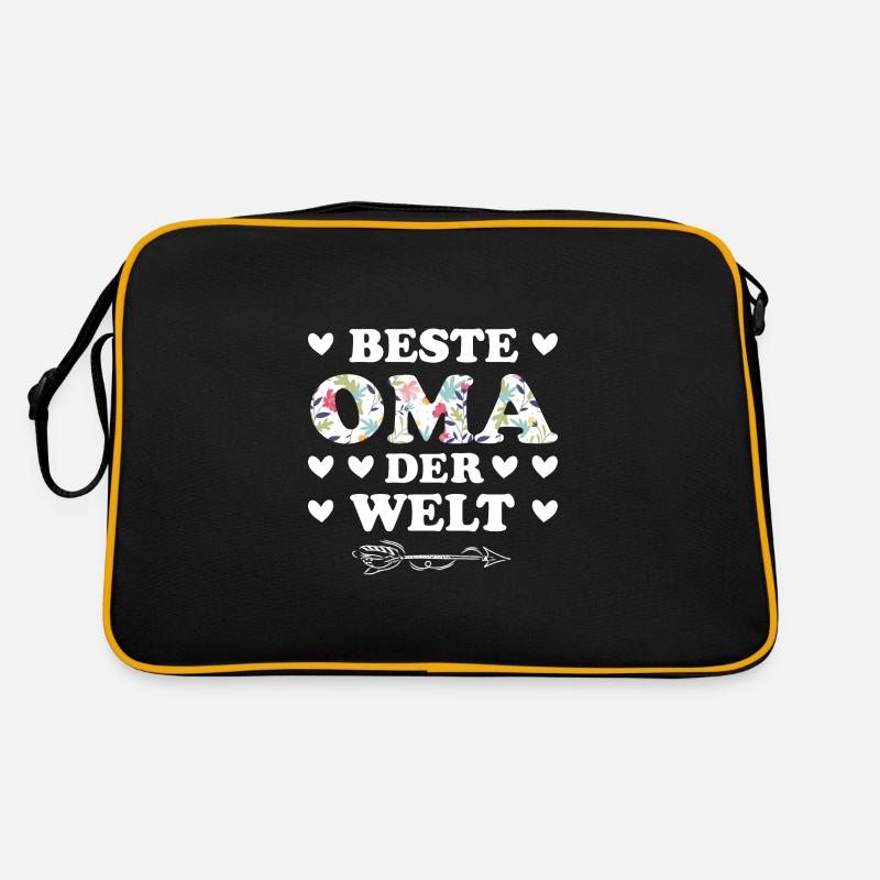 Oma Großmutter Großmütter Geschenk Retro Tasche