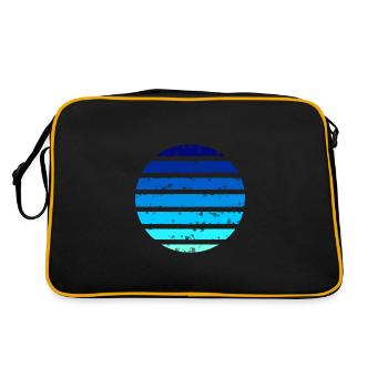 Gradient Circle N°1 - Retro Bag - black/gold - Back