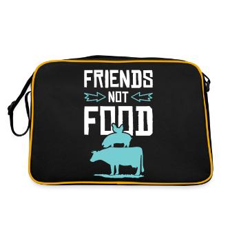 Amis bien-être animal - Sac Retro - noir/or - Dos