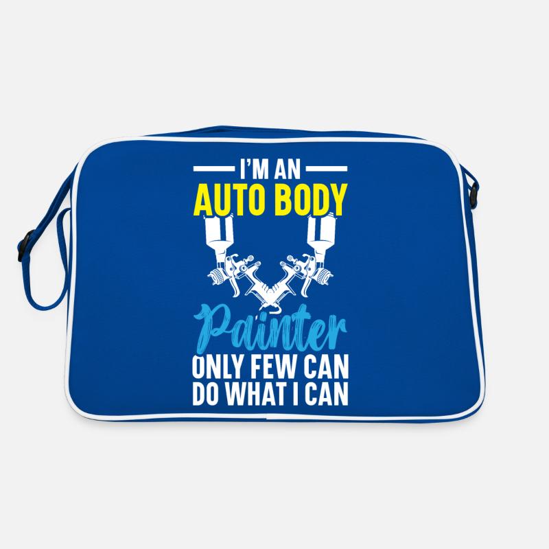 Easily distracted by spray paint car body Retro Bag