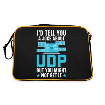 Technical Support Ctrl + Alt + Delete Go Now - Retro Bag - black/gold - Back