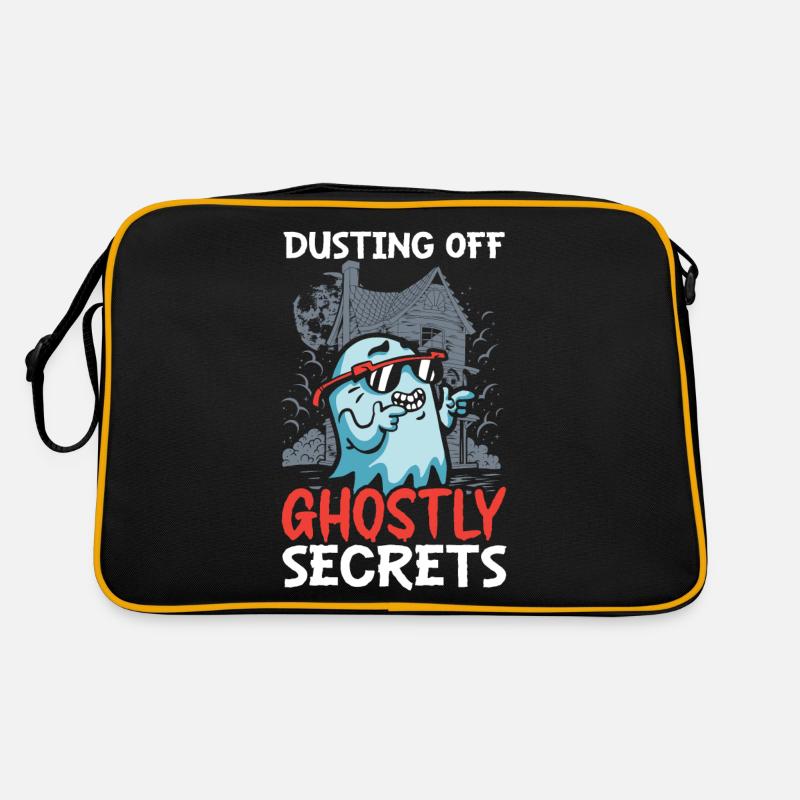 Dusting Ghostly Secrets Janitor Ha Retro Bag