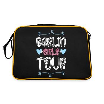 Coeur de la tournée des filles de Berlin - Sac Retro - noir/or - Dos