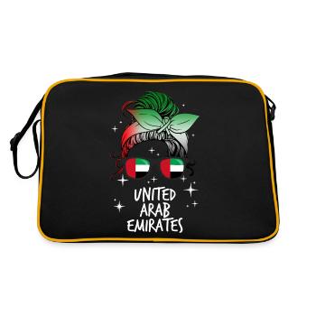 Emirats Arabes Unis - Sac Retro - noir/or - Dos