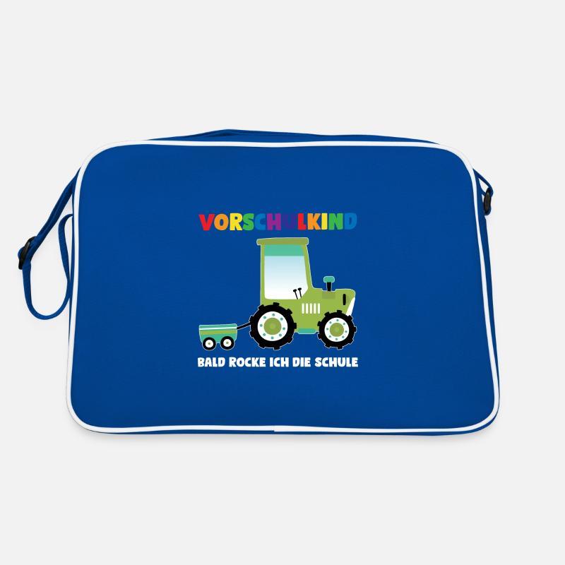 Vorschulkind Traktor Vorschulkinder Geschenk Retro Tasche