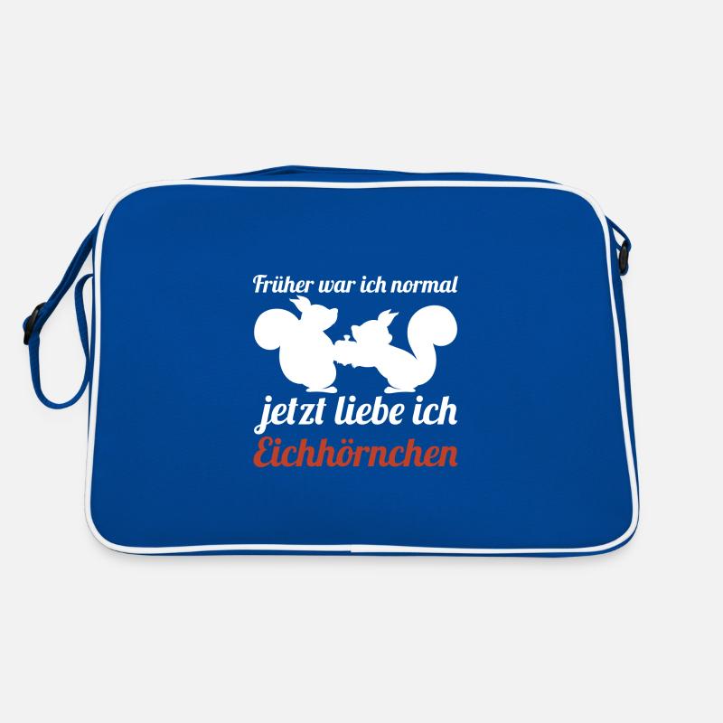 Eichhörnchen Tier Eichhörnchenliebhaber Geschenk Retro Tasche