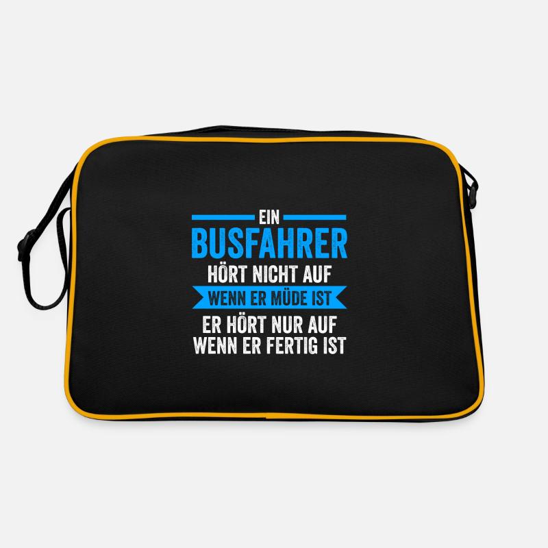 Busfahrer Job Bus Geschenk Retro Tasche