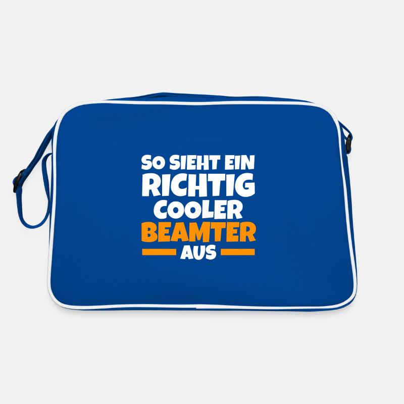 Beamter Beamte Staatsdiener Geschenk Retro Tasche