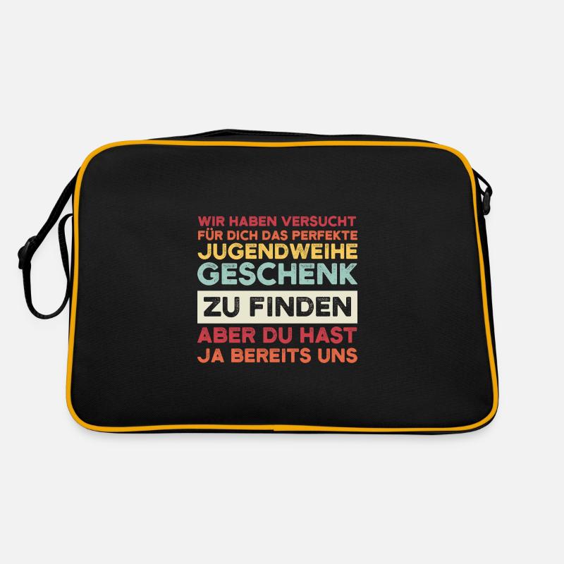 Jugendweihe Jugend Erwachsen Werden Geschenk Retro Tasche