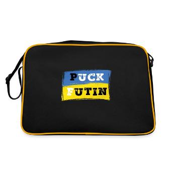 Puck Futin - Ukraine - Retro Bag - black/gold - Back
