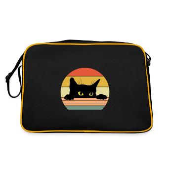 Retro Cat - Retro Bag - black/gold - Back