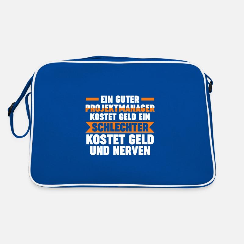 Projektmanager Beruf Projektleiter Geschenk Retro Tasche