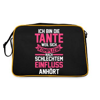 Marraine Tante - Sac Retro - noir/or - Dos