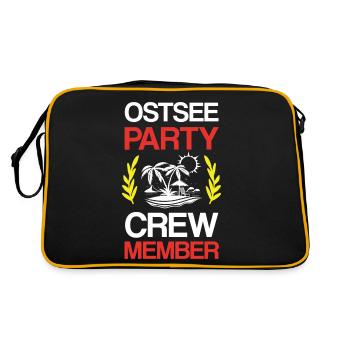 Ostsee Party Crew - Retro Bag - black/gold - Back