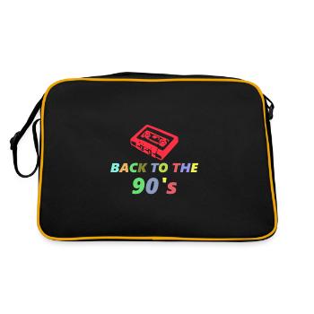 Back to the 90's - Retro Bag - black/gold - Back