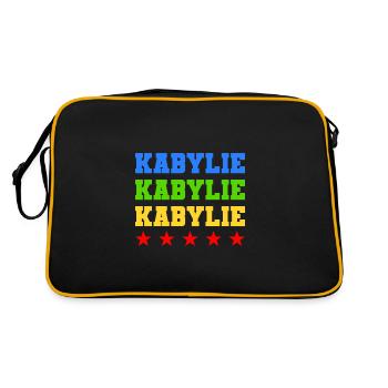 kabylie - Sac Retro - noir/or - Dos