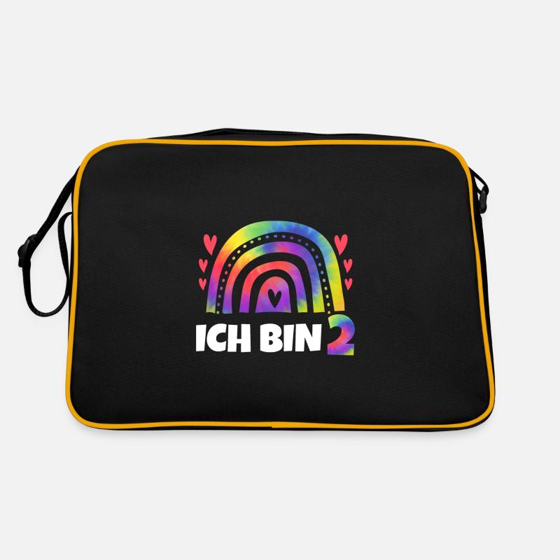 1.Geburtstag Regenbogen 1 Jahr alt Geschenk Retro Tasche