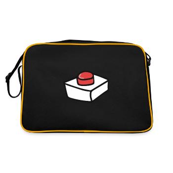 Button - Retro Bag - black/gold - Back