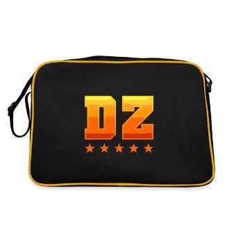 Algérie, DZ - Sac Retro - noir/or - Dos