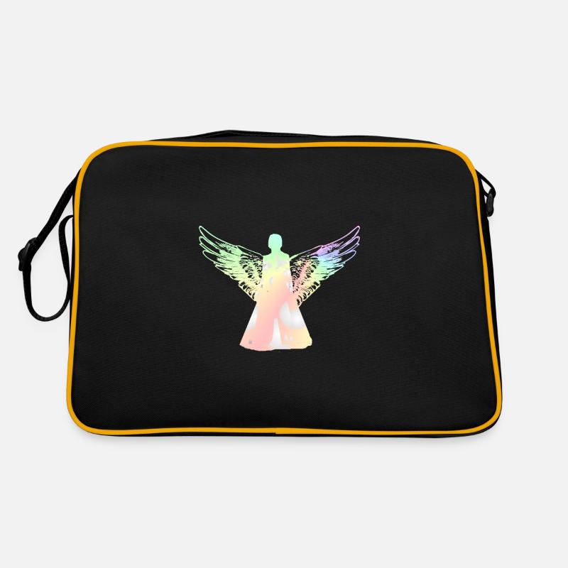 Engel Schutzengel Hellbunt Retro Tasche
