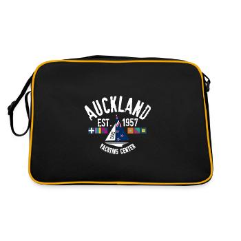 Auckland yachting center - Sac Retro - noir/or - Dos