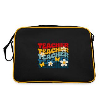 Je suis ce professeur légendaire dont tout le monde parle - Sac Retro - noir/or - Dos