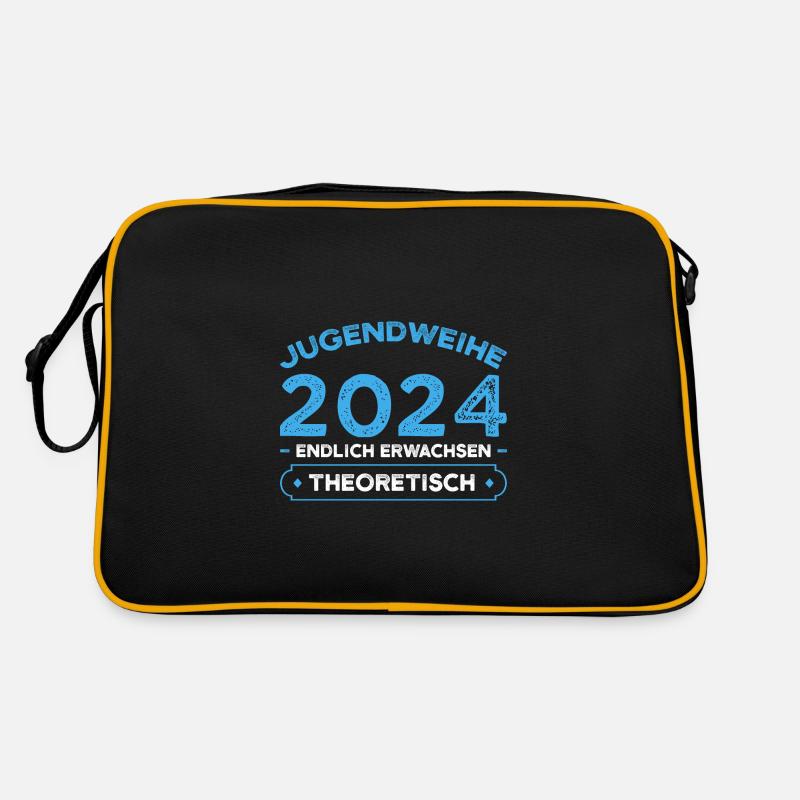 Jugendweihe 2024 Jugend Konfirmation Geschenk Retro Tasche