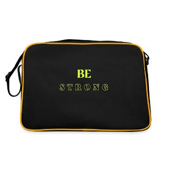 Be Strong 5 - Sac Retro - noir/or - Dos