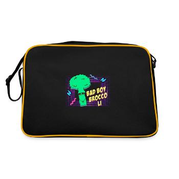 Brocoli Bad Boy - Sac Retro - noir/or - Dos