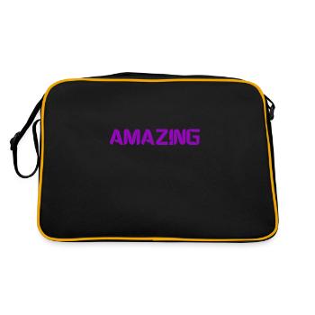 Amazing - Retro Bag - black/gold - Back