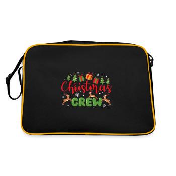 Temps de Noël Noël Noël Équipage - Sac Retro - noir/or - Dos