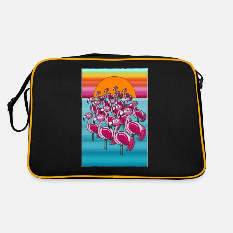 Flamingosssss Retro Tasche