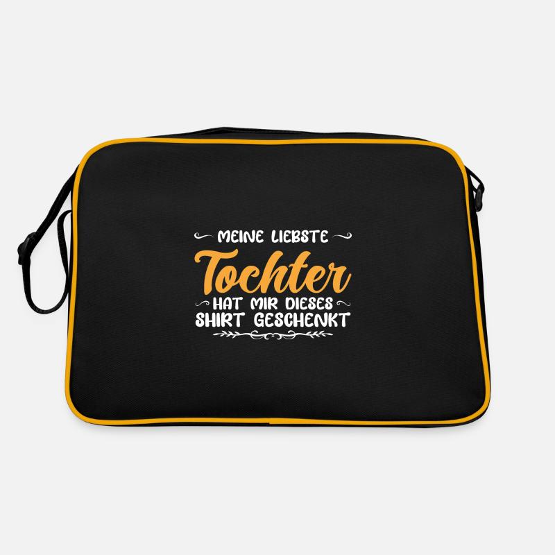 Tochter Familie Töchter Geschenk Retro Tasche
