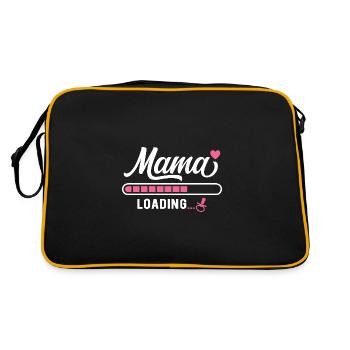 Progéniture Bébé Mère Grossesse - Sac Retro - noir/or - Dos