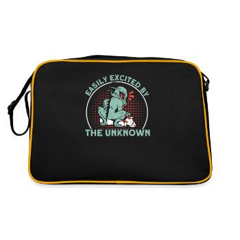 Cryptozoology Kryptoide Monster Nerd Gift - Retro Bag - black/gold - Back