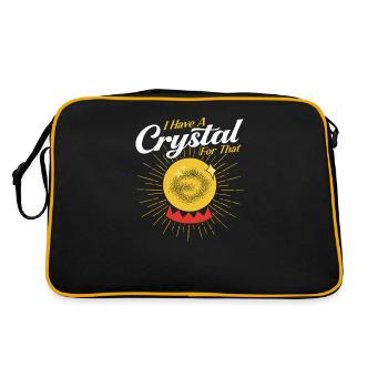 Mystical Fortune Teller Crystal Ball Gift - Retro Bag - black/gold - Back
