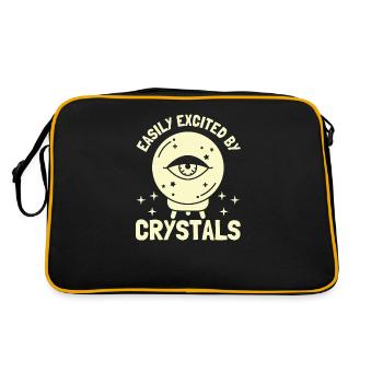 Mystical Fortune Teller Crystal Ball Gift - Retro Bag - black/gold - Back